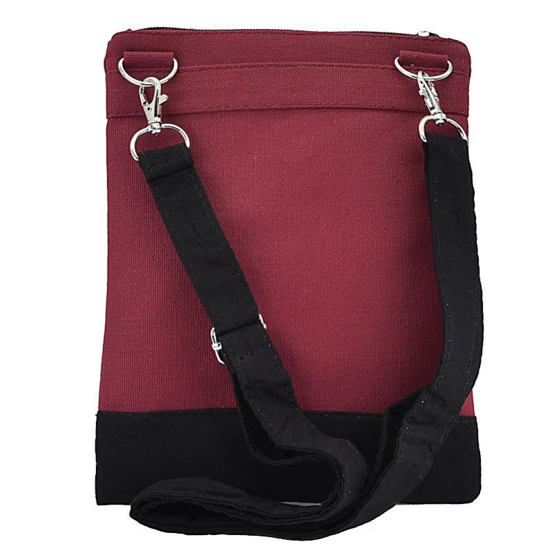Handtasche Patchwork Crossbag Anker Küstenkind rot